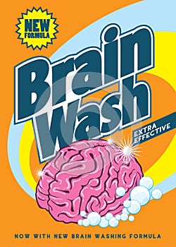 Brain wash t shirt designÃ¢â¬â stock illustration Ã¢â¬â stock illustration file photo